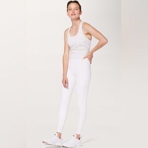 NWOT Lululemon Speed Up Tight *28" in White - Size 10